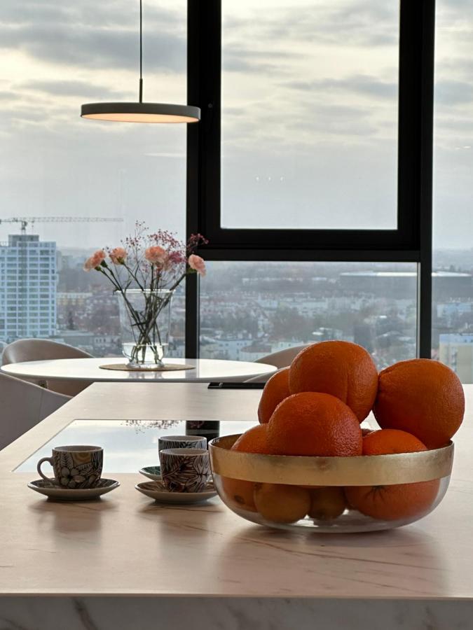 Apartment White Sky 20 Hanza Tower- Free Parking Stettin